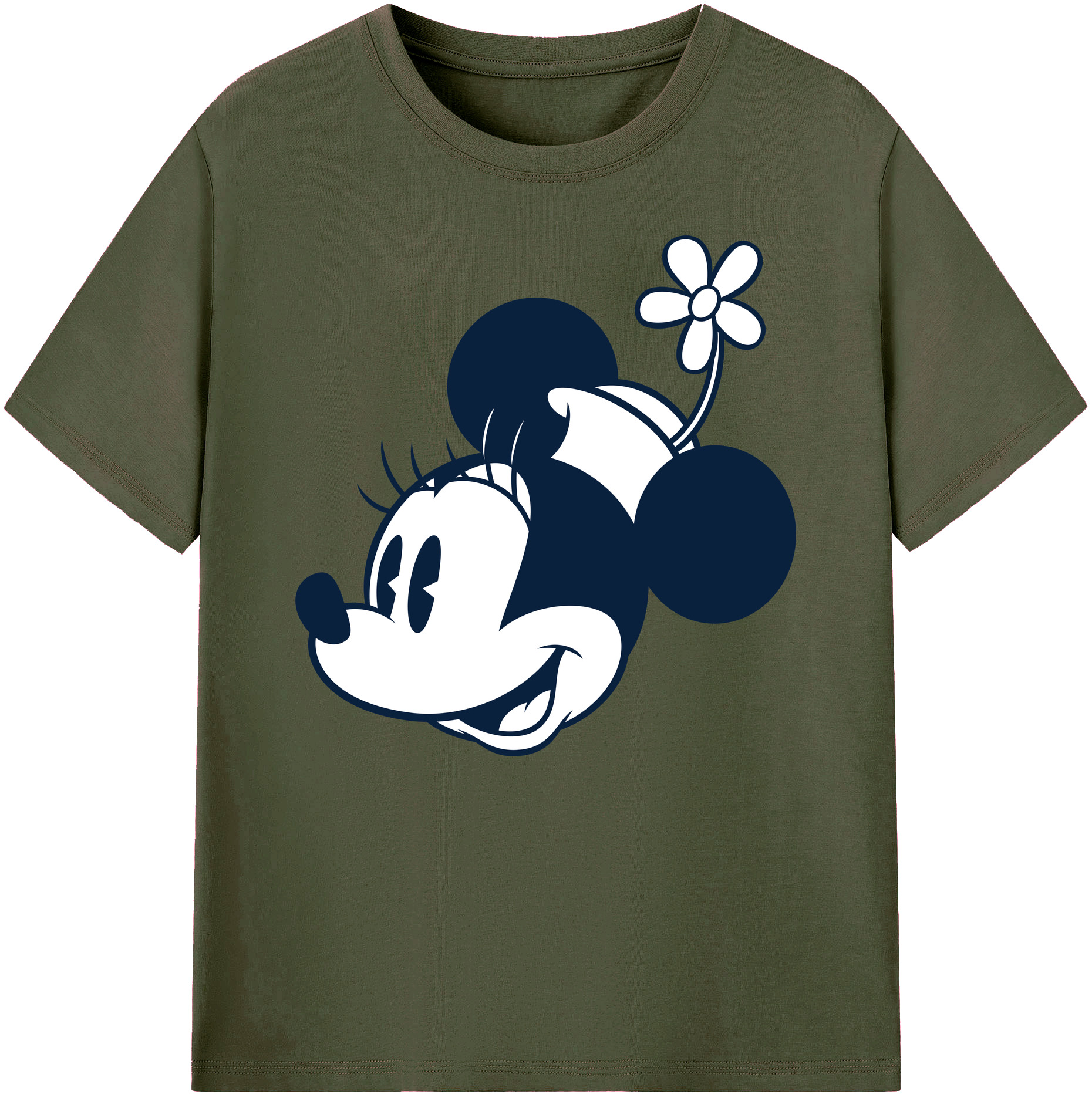 ミッキーマウス Mickey Mouse 綿100％ メンズ半袖Tシャツ｜肌触りやわらか＆通気性